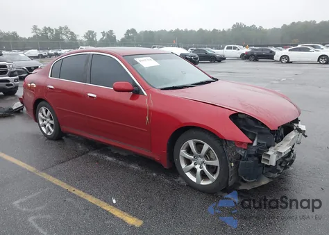 2006 Infiniti G35 из США, поврежденный, VIN JNKCV51EX6M500107